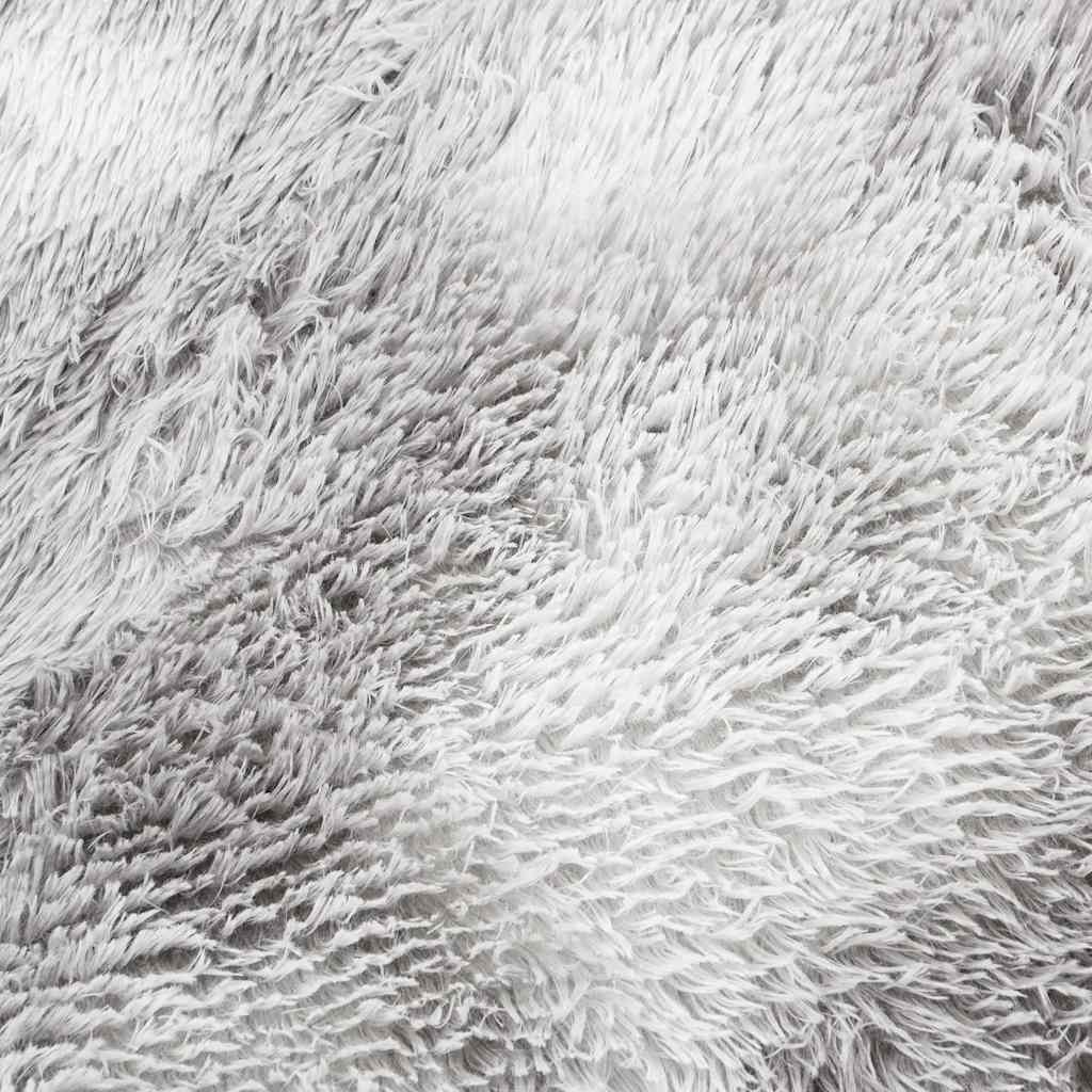 Long pile rug NAVARRA light grey 80x150 cm polyester