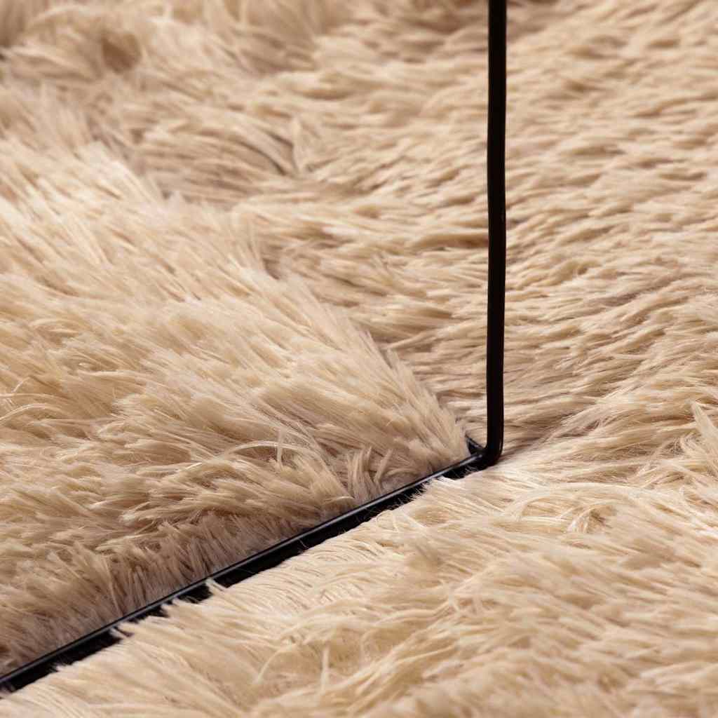 Long pile rug NAVARRA beige 120x170 cm polyester