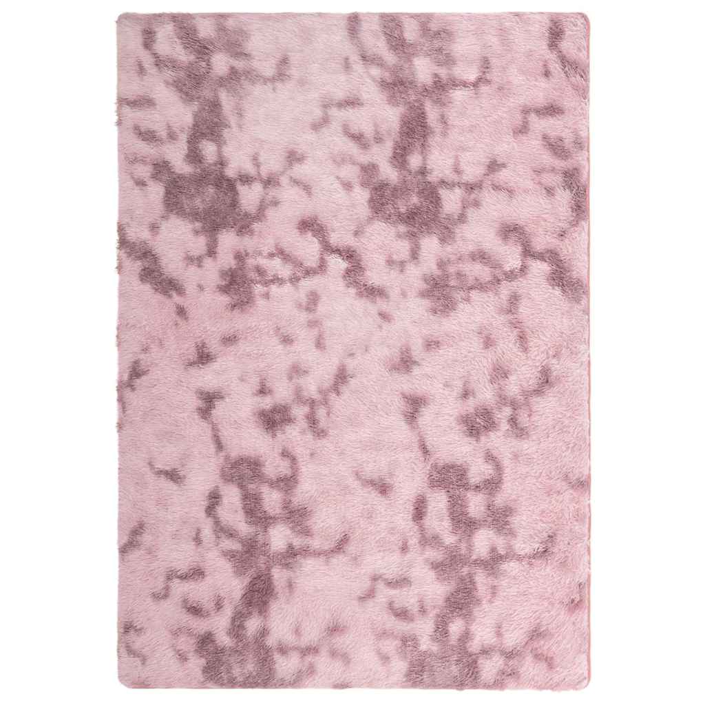 Long pile rug NAVARRA dusty pink 120x170 cm polyester