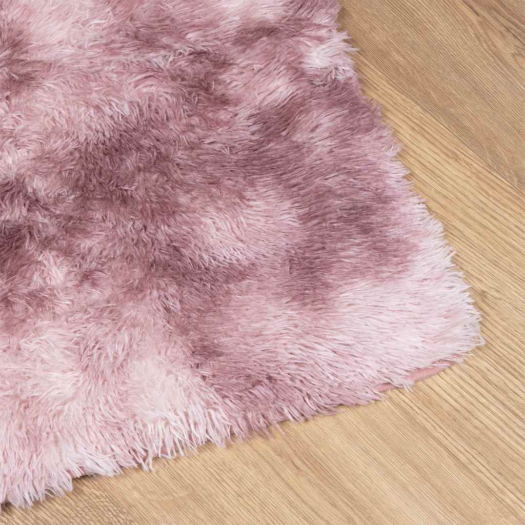 Long pile rug NAVARRA dusty pink 120x170 cm polyester