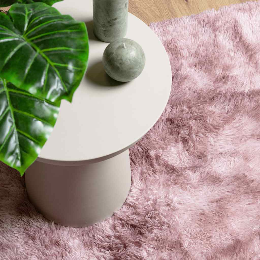 Long pile rug NAVARRA dusty pink 120x170 cm polyester