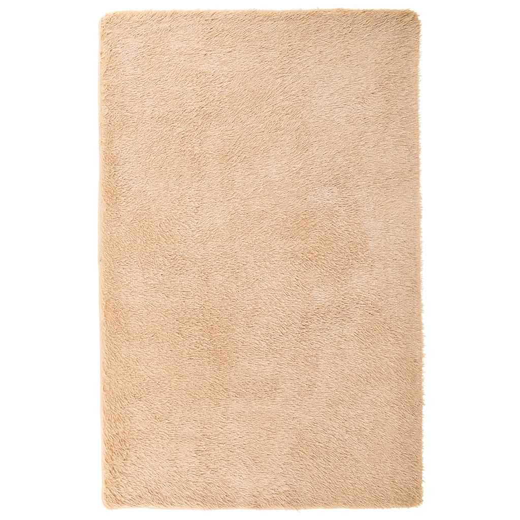 Long pile rug NAVARRA beige 130x200 cm polyester