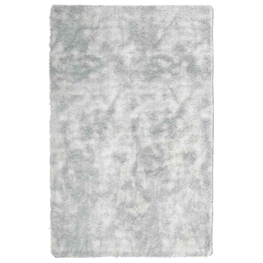 Long pile rug NAVARRA light grey 130x200 cm polyester