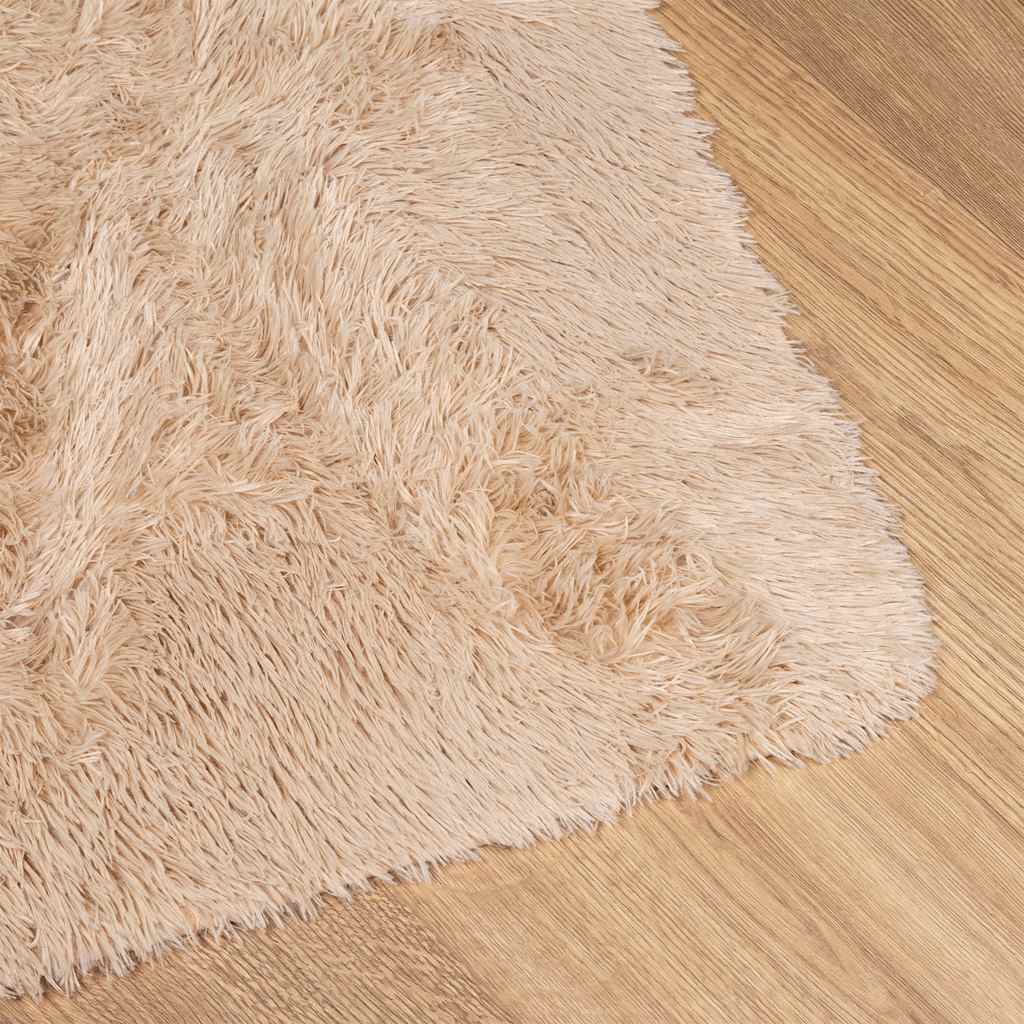 Long pile rug NAVARRA beige 160x230 cm polyester
