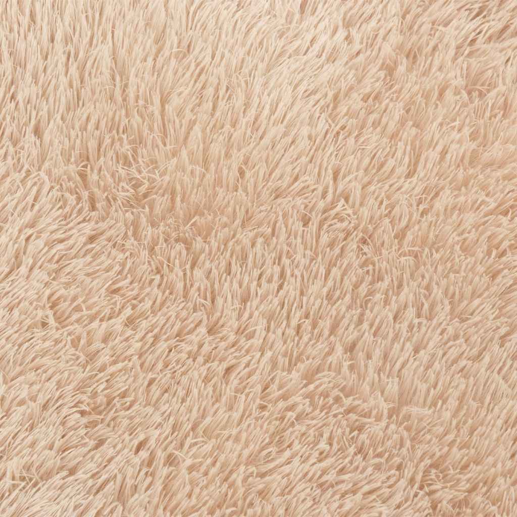 Long pile rug NAVARRA beige 160x230 cm polyester