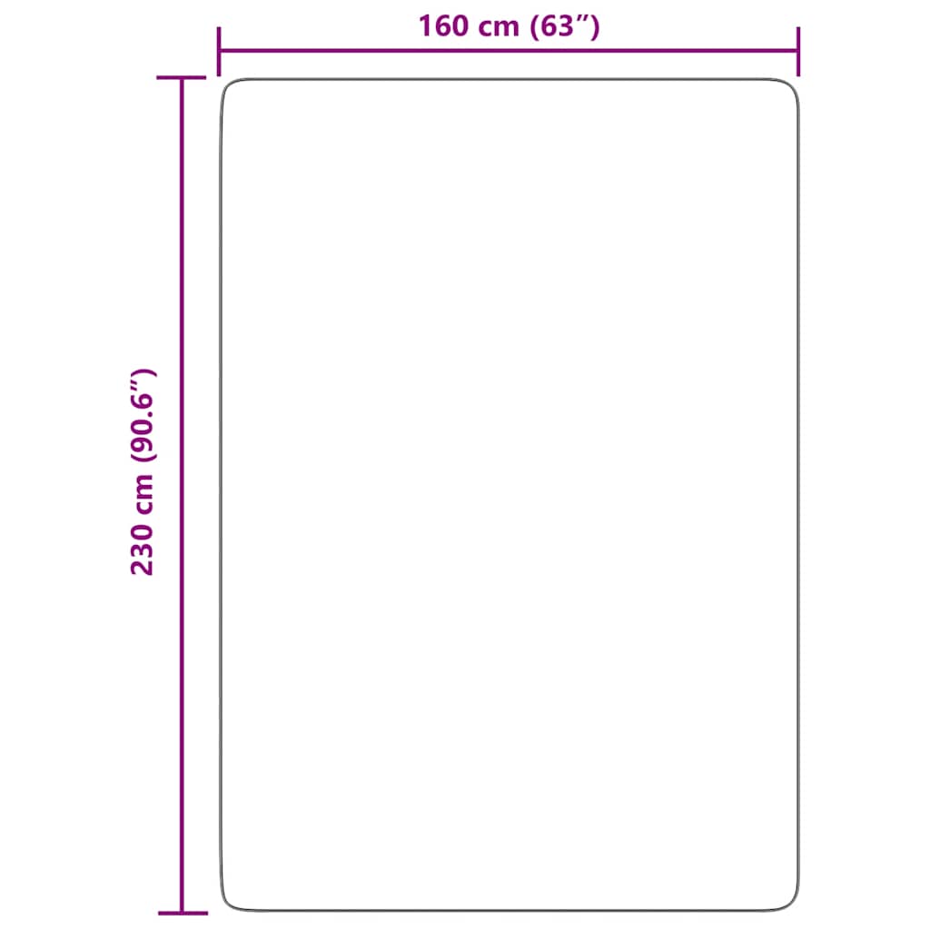Long pile rug NAVARRA cream white 160x230 cm polyester