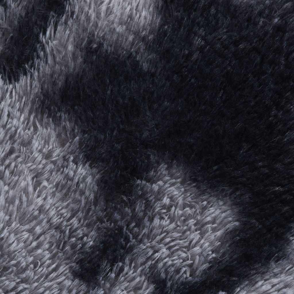 Long pile rug NAVARRA dark grey 160x230 cm polyester