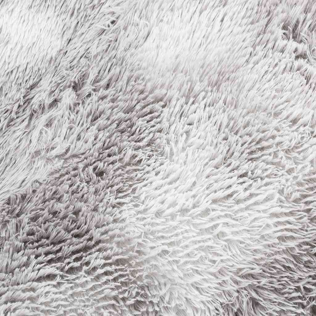 Long pile rug NAVARRA light grey 160x230 cm polyester