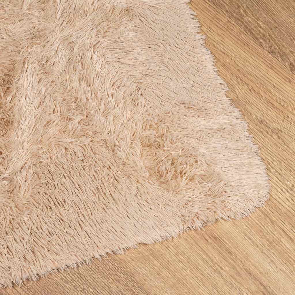 Long pile rug NAVARRA beige 200x290 cm polyester