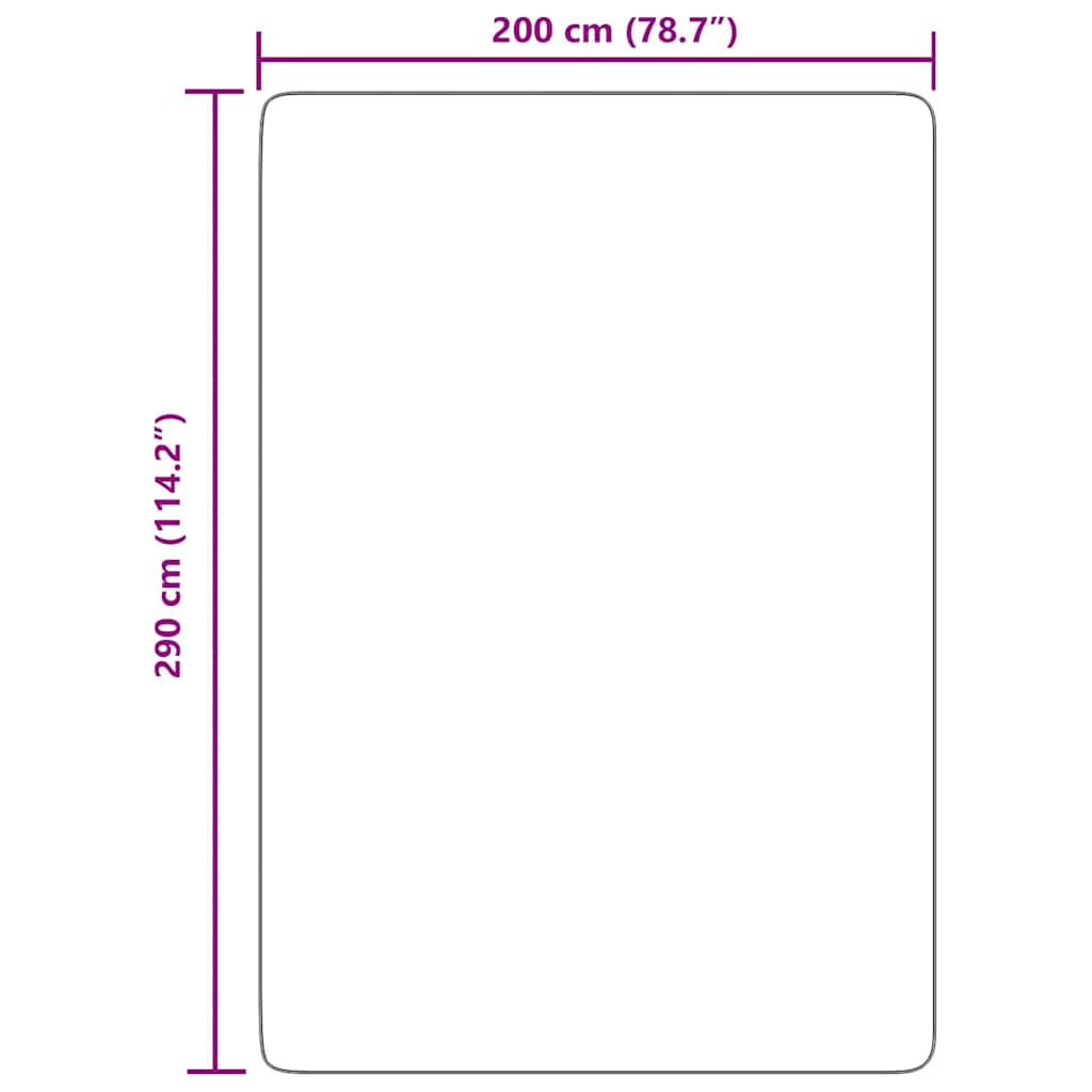 Long pile rug NAVARRA cream 200x290 cm polyester