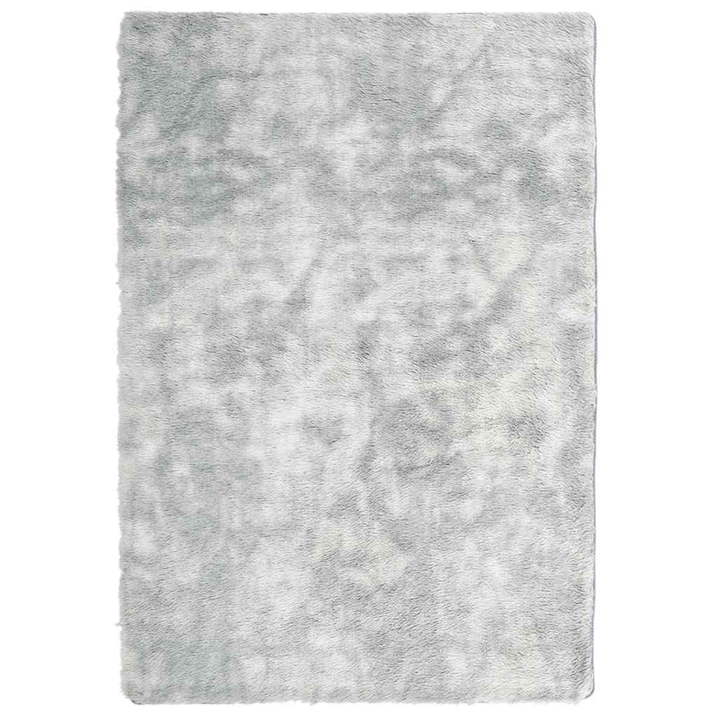 Long pile rug NAVARRA light grey 200x290 cm polyester