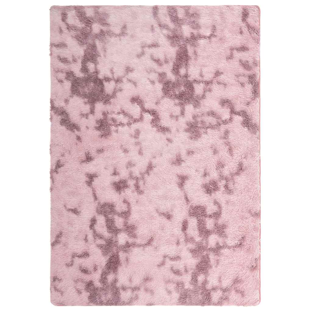 Long pile rug NAVARRA dusty pink 240x340 cm polyester
