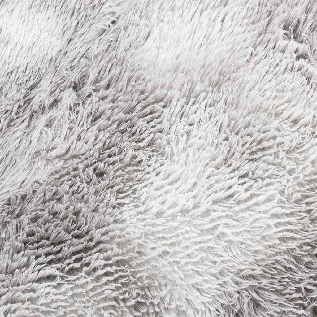 Long pile rug NAVARRA light grey 240x340 cm polyester