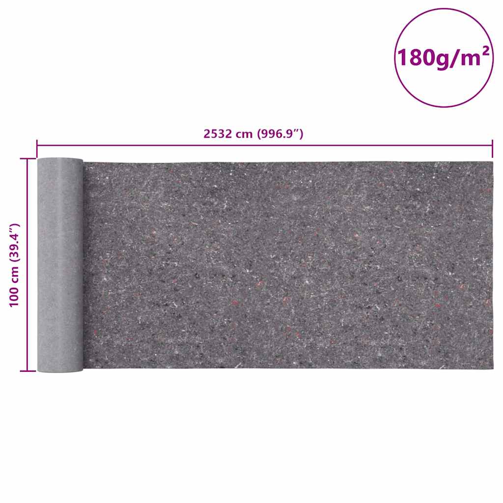 Non-slip canvases 2 pcs 2532 cm 180 g/m² grey