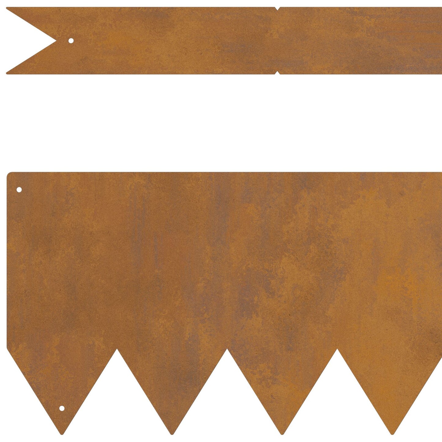 Gräskanter 30 st 100x0.5x15 cm Väderbeständigt stål