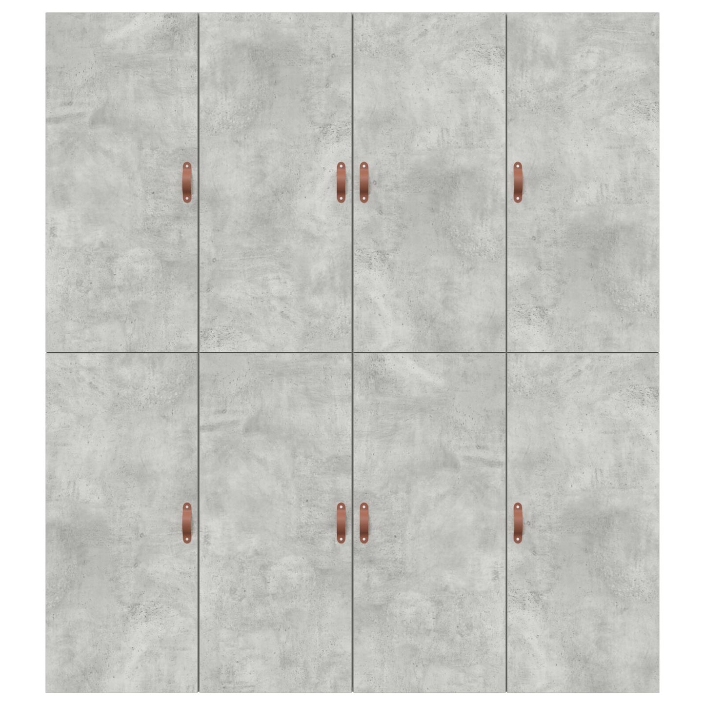 Förvaringssängram Betonggrå 200x200 cm