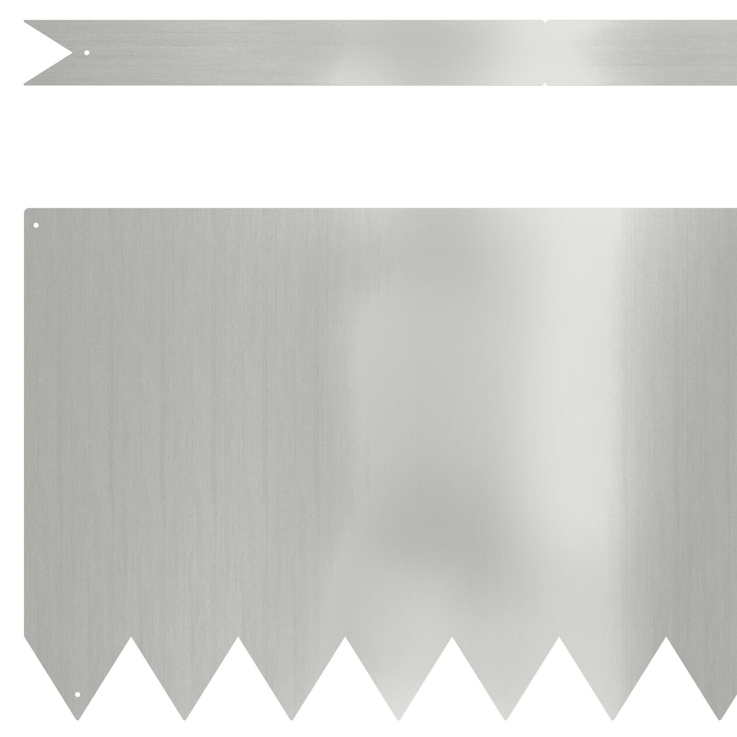 Gräskantningar 10 st 100x0.5x30 cm Galvaniserad stål