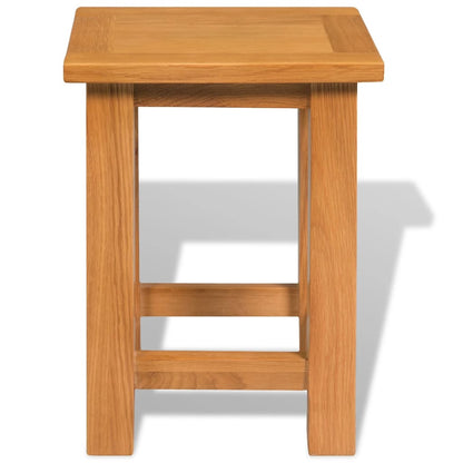Side table 27x24x37 cm solid oak
