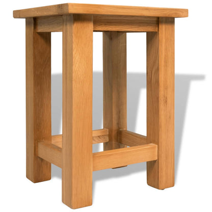 Side table 27x24x37 cm solid oak