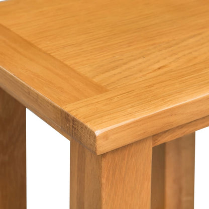 Side table 27x24x37 cm solid oak