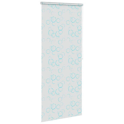Rullgardin för dusch 80x240 cm bubbla