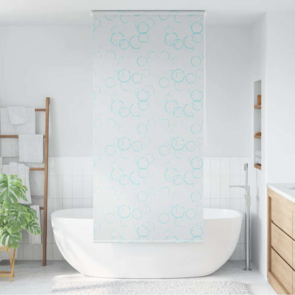 Rullgardin för dusch 80x240 cm bubbla