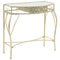Side table French style metal 82x39x76 cm gold