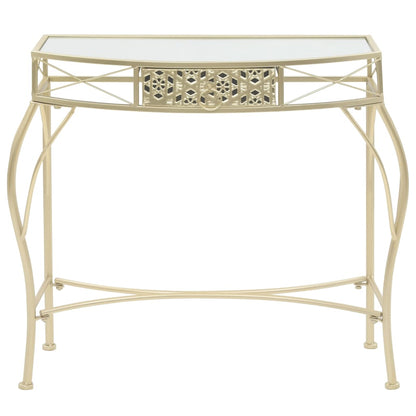 Side table French style metal 82x39x76 cm gold