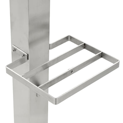 Garden hydrant 95 cm stainless steel square