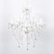 Chandelier 5 bulbs transparent