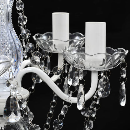 Chandelier 5 bulbs transparent