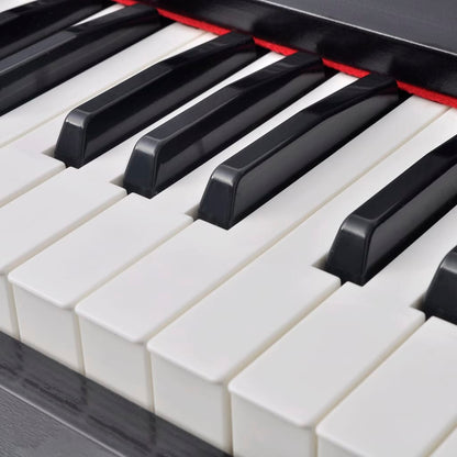 Digitalpiano med pedaler och 88 tangenter Melaminbräda svart