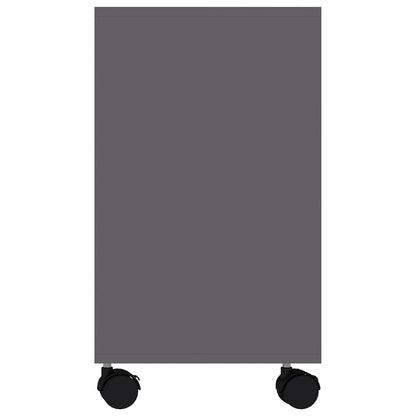 Sidobord grå 70x35x55 cm konstruerat trä