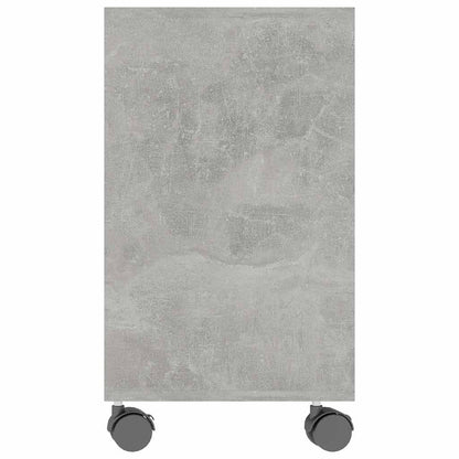 Sidobord betonggrå 70x35x55 cm konstruerat trä
