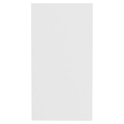 Sidobord vit 50x26x50 cm konstruerat trä