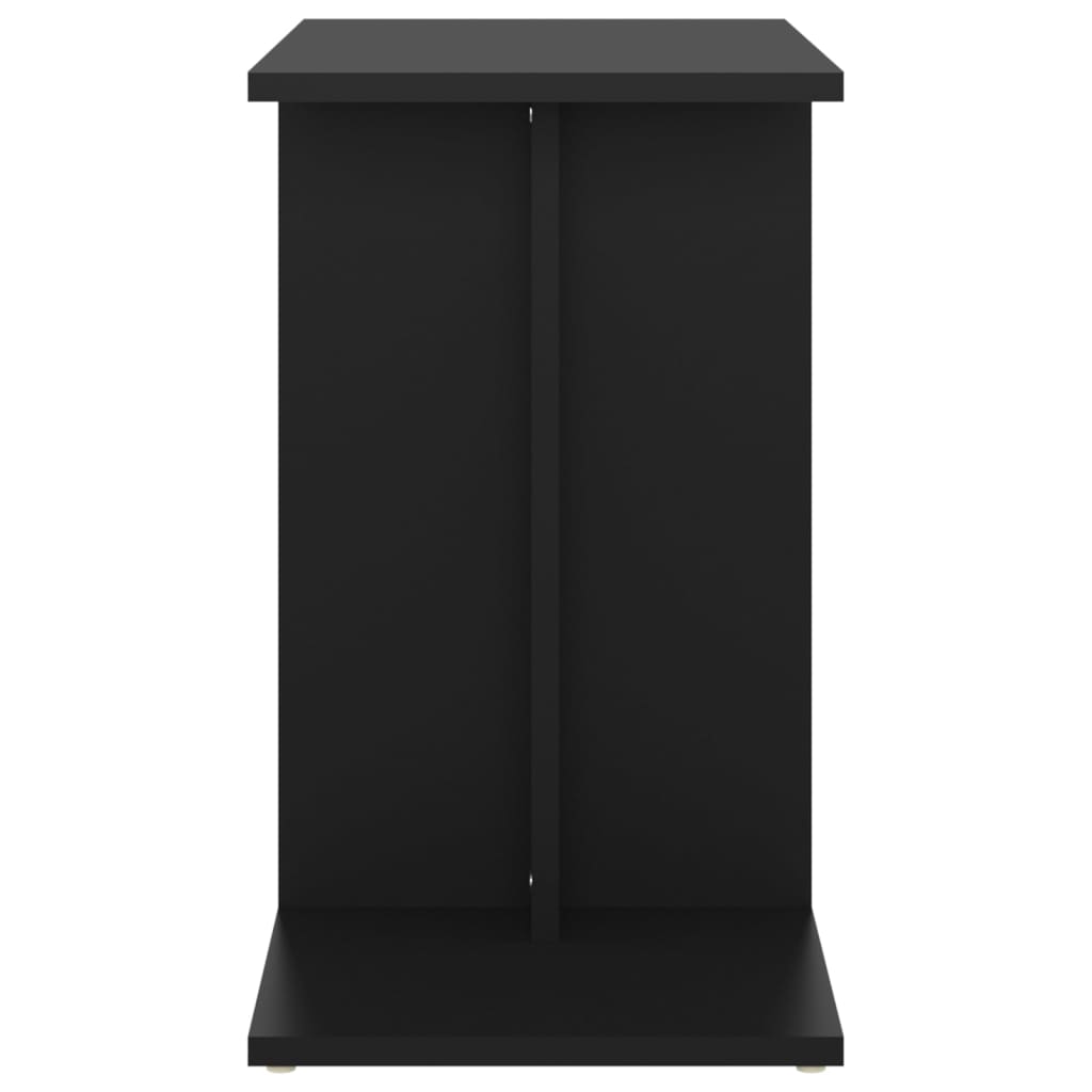 Sidobord svart 50x30x50 cm konstruerat trä