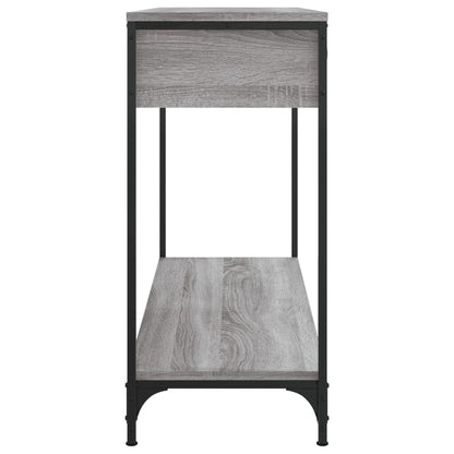 Relief table gray sonoma 100x34.5x75 cm engineered wood