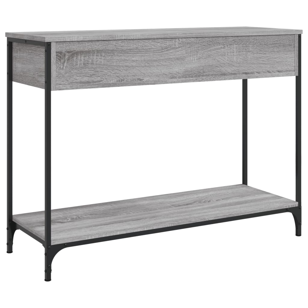 Relief table gray sonoma 100x34.5x75 cm engineered wood