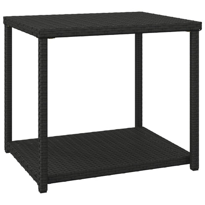 Sidobord svart 55x45x49 cm konstrotting