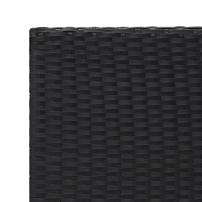 Sidobord svart 55x45x49 cm konstrotting