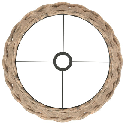 Ceiling lamp shade brown Ø40x26 cm wicker material