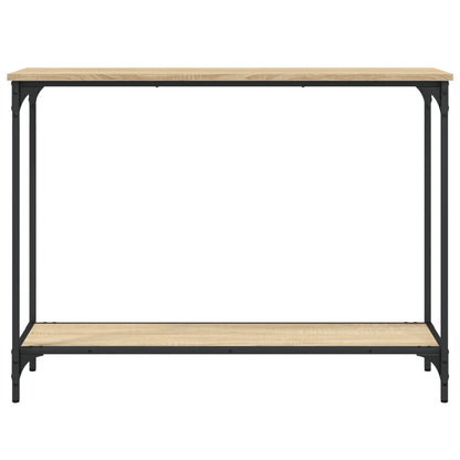 Relief table sonoma oak 101x30.5x75 cm engineered wood