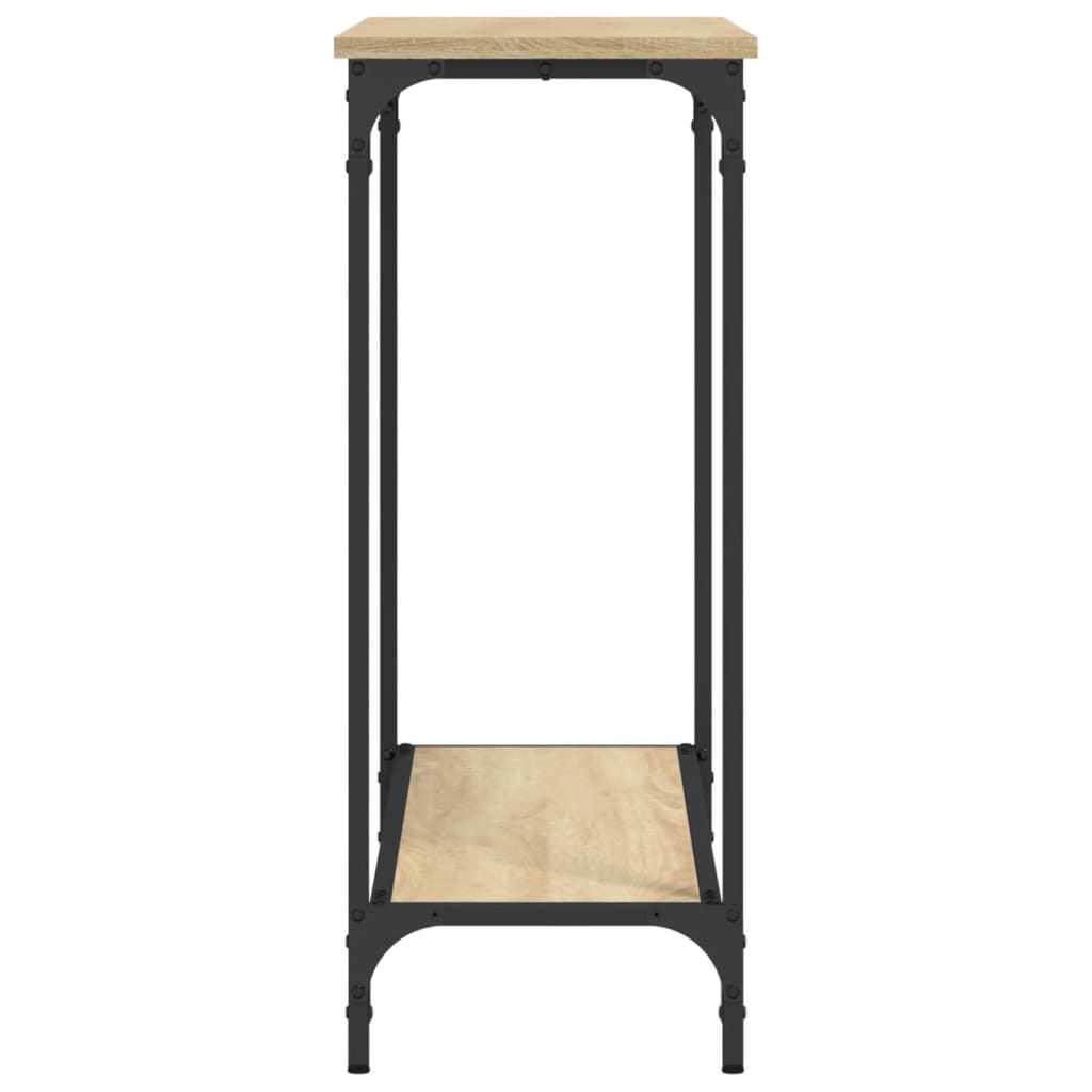 Relief table sonoma oak 101x30.5x75 cm engineered wood