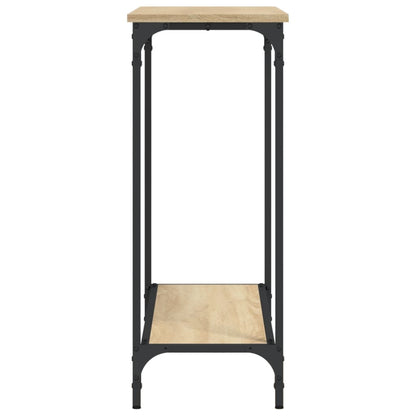 Relief table sonoma oak 101x30.5x75 cm engineered wood