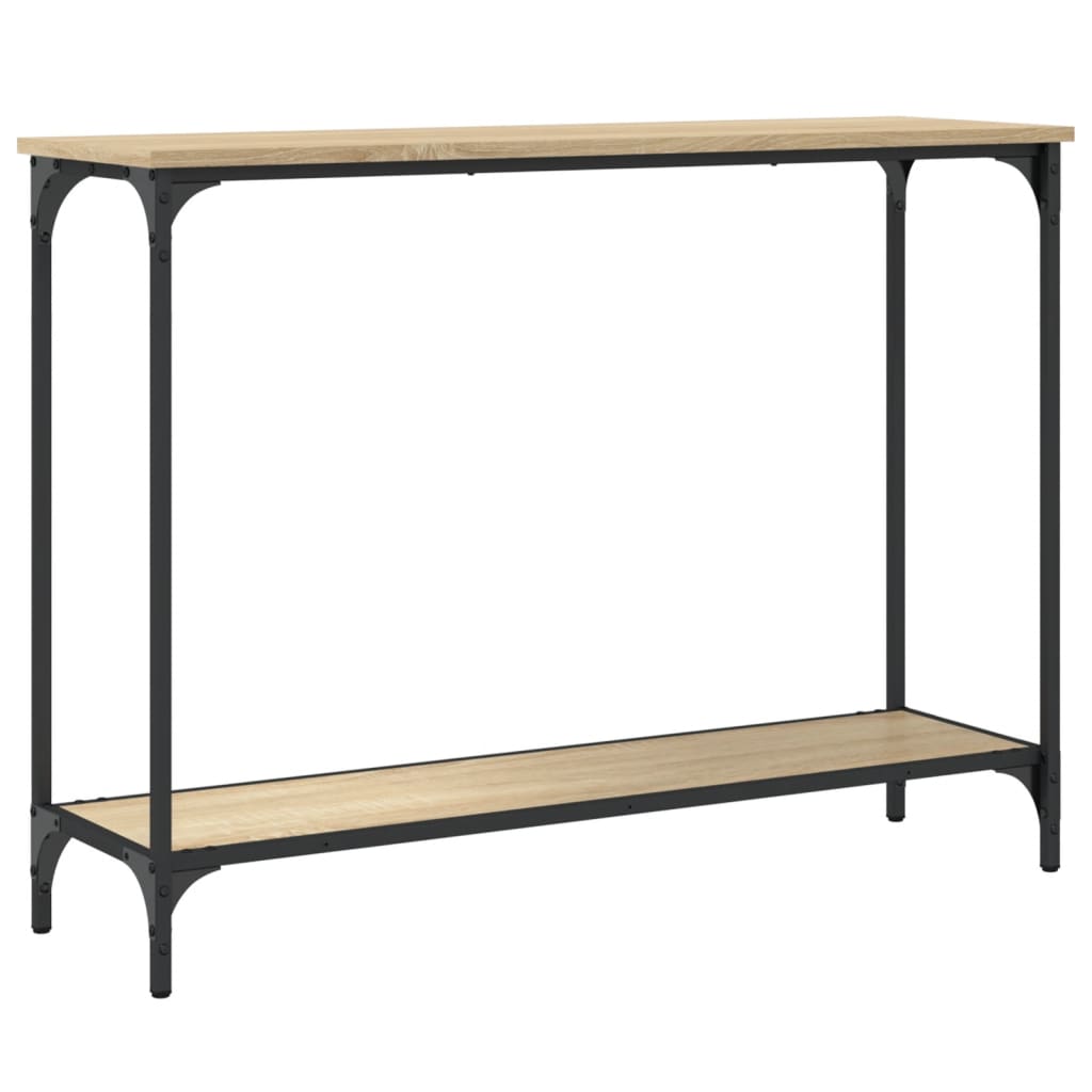 Relief table sonoma oak 101x30.5x75 cm engineered wood