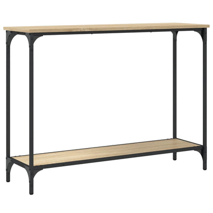 Relief table sonoma oak 101x30.5x75 cm engineered wood