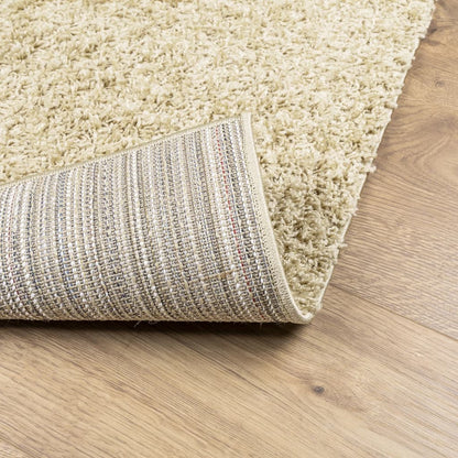 PAMPLONA long pile modern rug gold 120x170 cm