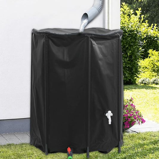 Water tank with tap foldable 750 L PVC