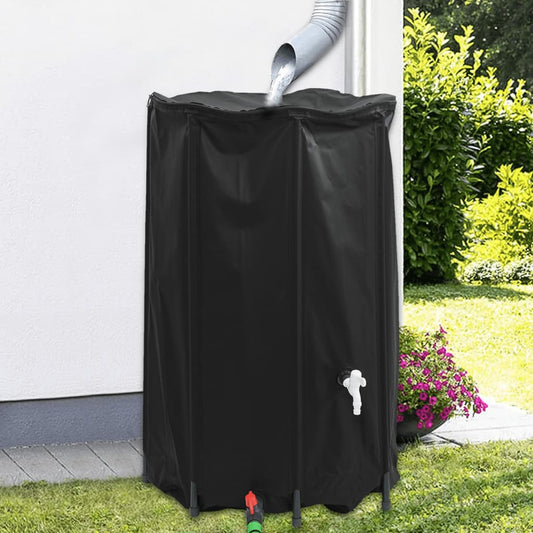 Water tank with tap foldable 500 L PVC