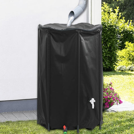 Water tank with tap foldable 1000 L PVC